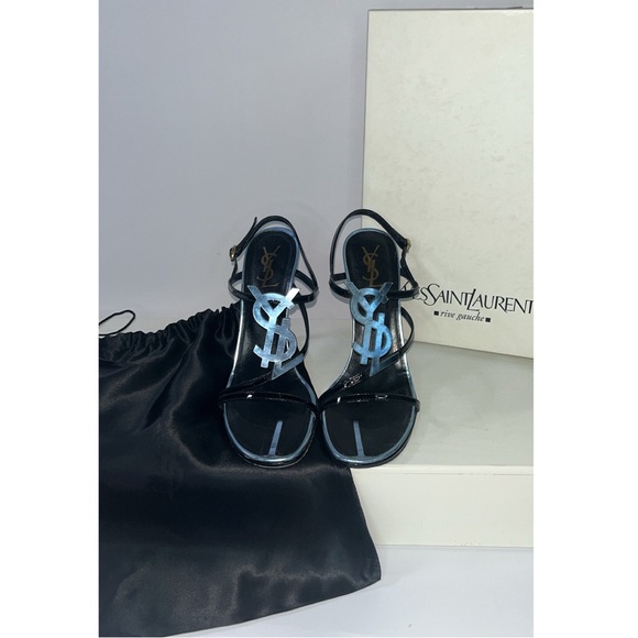 YSL Hero Logo Sandals w/ Ankle Strap (Size: 8.5) - Picture 6 of 10